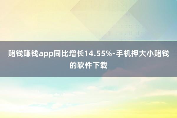 赌钱赚钱app同比增长14.55%-手机押大小赌钱的软件下载