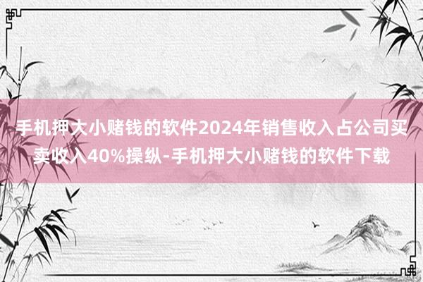 手机押大小赌钱的软件2024年销售收入占公司买卖收入40%操纵-手机押大小赌钱的软件下载