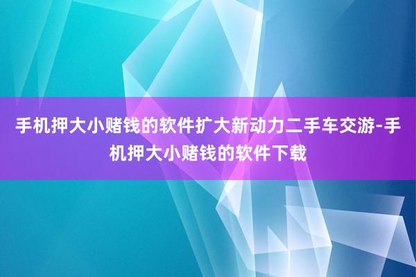 手机押大小赌钱的软件扩大新动力二手车交游-手机押大小赌钱的软件下载